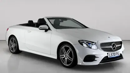 Used Mercedes E220 AMG Line Premium 194 HP (142 kW) 2020 White Cabriolet