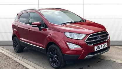 Used Ford Ecosport Titanium 125 HP (91 kW) 2018 Red SUV
