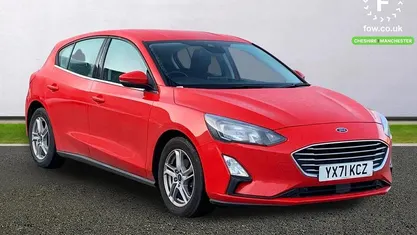 Used Ford Focus Zetec 125 HP (91 kW) 2021 Red Hatchback