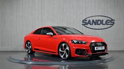 Used Audi RS5 Comfort 450 HP (330 kW) 2017 Red Coupe