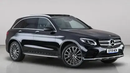 Used Mercedes GLC250 AMG line 204 HP (150 kW) 2018 Black SUV
