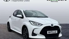 White Used 2022 Toyota Yaris Hybrid Design Hatchback | £14,250 (Fair price)
