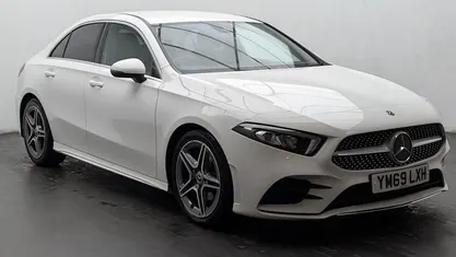White Used 2019 Mercedes A180 AMG line Sedan | £13,350 (Fair price)