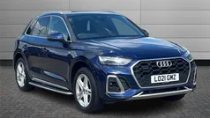 Blue Used 2021 Audi Q5 S-Line SUV | £31,395 (Fair price)