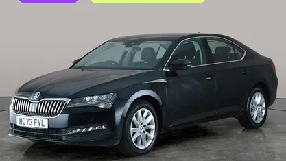 Used Skoda Superb SE 150 HP (110 kW) 2023 Black Hatchback