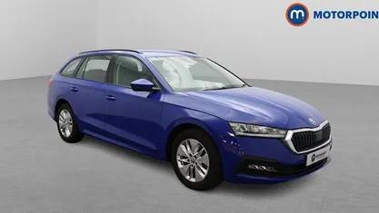 Used Skoda Octavia SE 110 HP (80 kW) 2022 Blue Estate