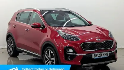 Usado Kia Sportage 177 HP (130 kW) 2020 Vermelho SUV