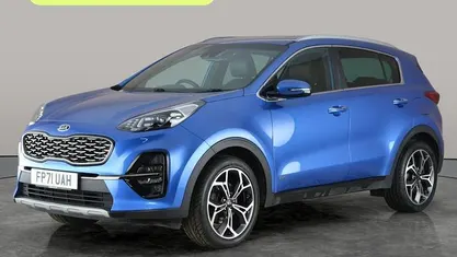 Blue Used 2021 Kia Sportage GT-Line SUV | £17,678 (Fair price)