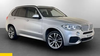 Silver Used 2018 BMW X5 M Sport SUV | £17,295 (Fair price)