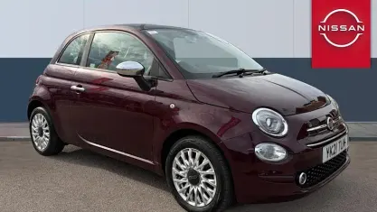 Used Fiat 500 Lounge 69 HP (50 kW) 2021 Red Hatchback