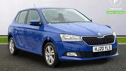 Blue Used 2020 Skoda Fabia SE Hatchback | £9,199 (Fair price)