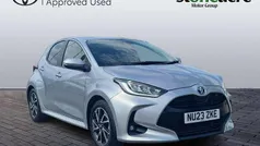Silver Used 2023 Toyota Yaris Hybrid Design Hatchback | £17,500 (Fair price)