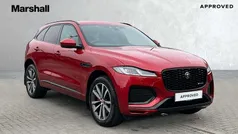 Metallic firenze red Used 2022 Jaguar F-Pace R-Dynamic SUV | £32,624 (Fair price)