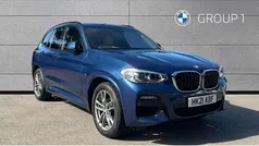 Blue Used 2021 BMW X3 M Sport SUV | £27,889 (Good price)