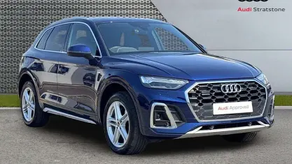 Used Audi Q5 S-Line 204 HP (150 kW) 2023 Blue SUV