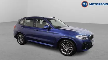 Used BMW X3 M Sport 184 HP (135 kW) 2021 Blue SUV