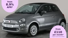 Grey Used 2019 Fiat 500C Lounge Cabriolet | £8,280 (Fair price)