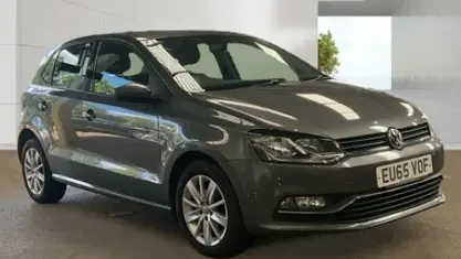 Used VW Polo SE 90 HP (66 kW) 2015 Grey Hatchback
