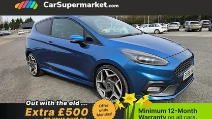 Used Ford Fiesta ST 200 HP (147 kW) 2018 Blue Hatchback