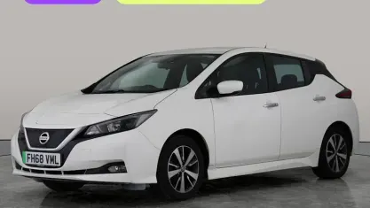Used Nissan Leaf Acenta 110 kW (150 HP) 2019 White Hatchback