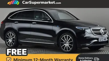 Black Used 2022 Mercedes EQC400 AMG line SUV | £25,197 (Fair price)