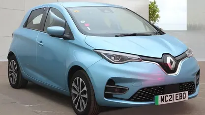 Used Renault Zoe GT-Line 100 kW (136 HP) 2021 Blue Hatchback