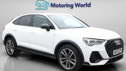 Used Audi Q3 Sportback Black Edition 150 HP (110 kW) 2022 White SUV