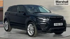 Santorini black metallic Used 2016 Land Rover Range Rover evoque HSE Dynamic Hatchback | £14,875 (Fair price)