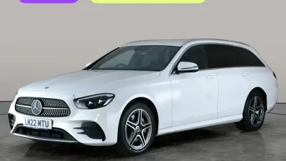 Used Mercedes E300 AMG line 306 HP (225 kW) 2022 White Estate