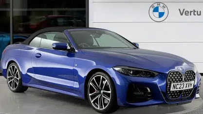 Used BMW 420 Cabriolet M Sport 184 HP (135 kW) 2023 Blue Cabriolet