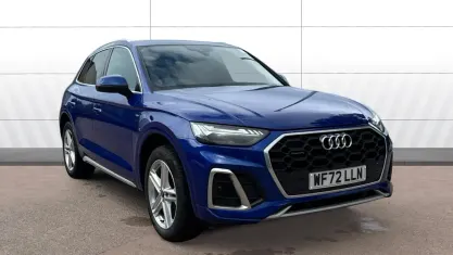 Used Audi Q5 S-Line 204 HP (150 kW) 2022 Blue SUV