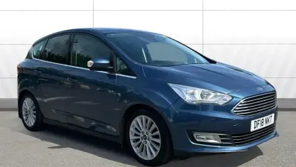 Used Ford C-MAX Titanium 125 HP (91 kW) 2018 Blue MPV
