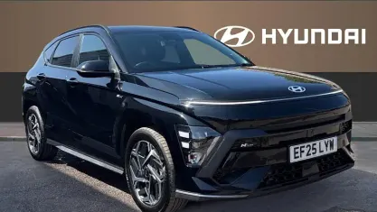Begagnad Hyundai Kona N Line 129 HK (94 kW) 2025 Svart SUV