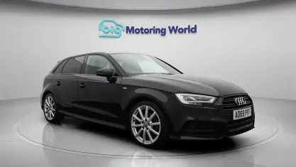 Used Audi A3 Sportback Black Edition 116 HP (85 kW) 2019 Black Hatchback