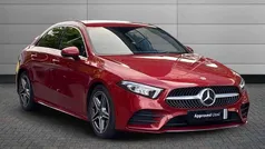 Red Used 2021 Mercedes A200 AMG line Sedan | £18,895 (Fair price)