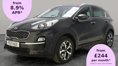 Black Used 2021 Kia Sportage 2 SUV | £16,092 (Fair price)