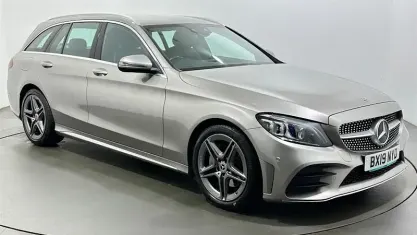 Used Mercedes C200 AMG Line Premium 184 HP (135 kW) 2019 Silver Estate