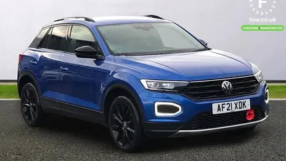 Blue Used 2021 VW T-Roc Black Edition SUV | £18,399 (Fair price)