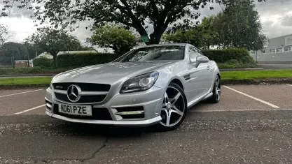 Used Mercedes SLK200 AMG 184 HP (135 kW) 2012 Silver Cabriolet
