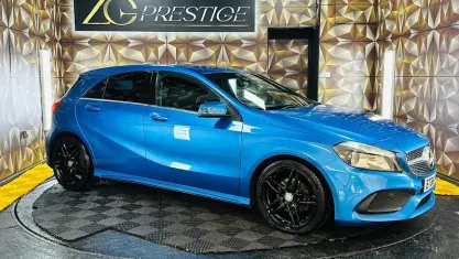 Used Mercedes A200 Executive 136 HP (100 kW) 2017 Blue Hatchback