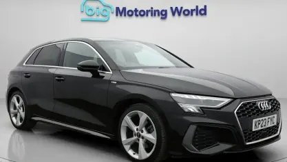 Used Audi A3 Sportback S-Line 150 HP (110 kW) 2023 Black Hatchback