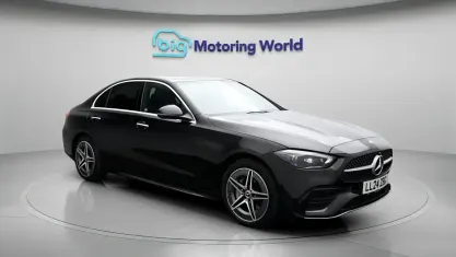 Used Mercedes C300e AMG line 313 HP (230 kW) 2024 Black Sedan