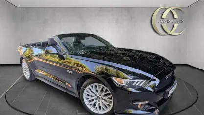 Used Ford Mustang GT Convertible 416 HP (305 kW) 2016 Black Cabriolet
