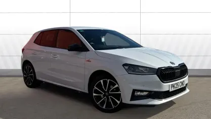 Used Skoda Fabia Monte Carlo 116 HP (85 kW) 2025 White Hatchback
