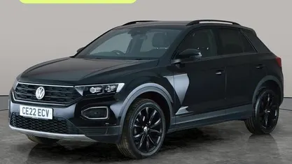 Used VW T-Roc Black Edition 150 HP (110 kW) 2021 Black SUV
