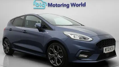 Used Ford Fiesta ST-Line 95 HP (69 kW) 2021 Blue Hatchback