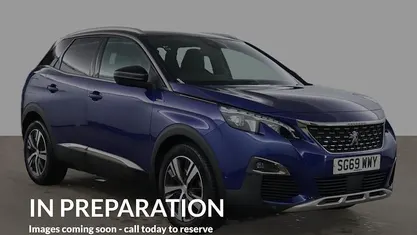 Begagnad Peugeot 3008 GT-line 131 HK (96 kW) 2019 Blå SUV