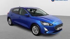 Blue Used 2019 Ford Focus Titanium Hatchback | £11,099 (Fair price)