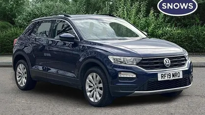 Used VW T-Roc SE 116 HP (85 kW) 2019 Blue SUV