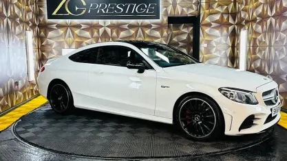 Used Mercedes C43 AMG Premium 390 HP (286 kW) 2018 White Coupe
